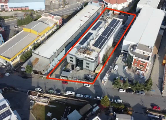 İstanbul Birlik OSB fabrika hava görünümü